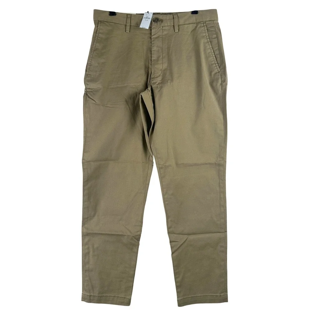Banana Republic Lived-In Athletic Chino Pants Mens 30x30 Khaki Stretch Casual